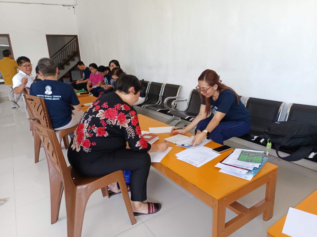 Paroki Bunda Teresa Calcutta GPI Laksanakan Monev Keuangan Triwulan 1