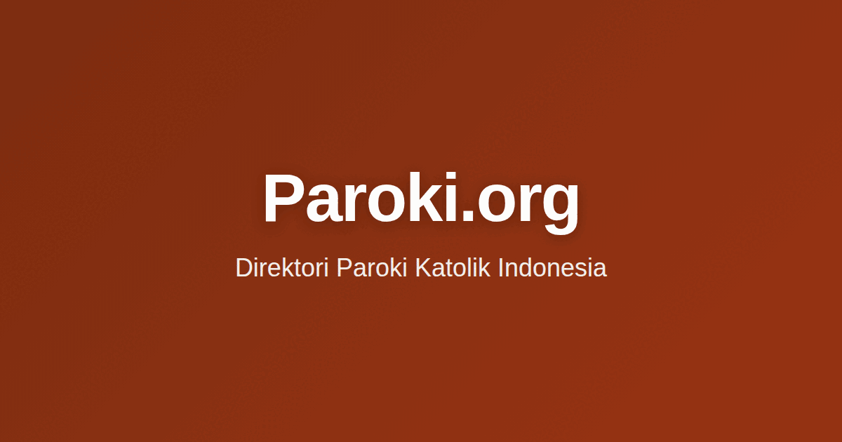 Paroki.org — Temukan Gereja Katolik Terdekat